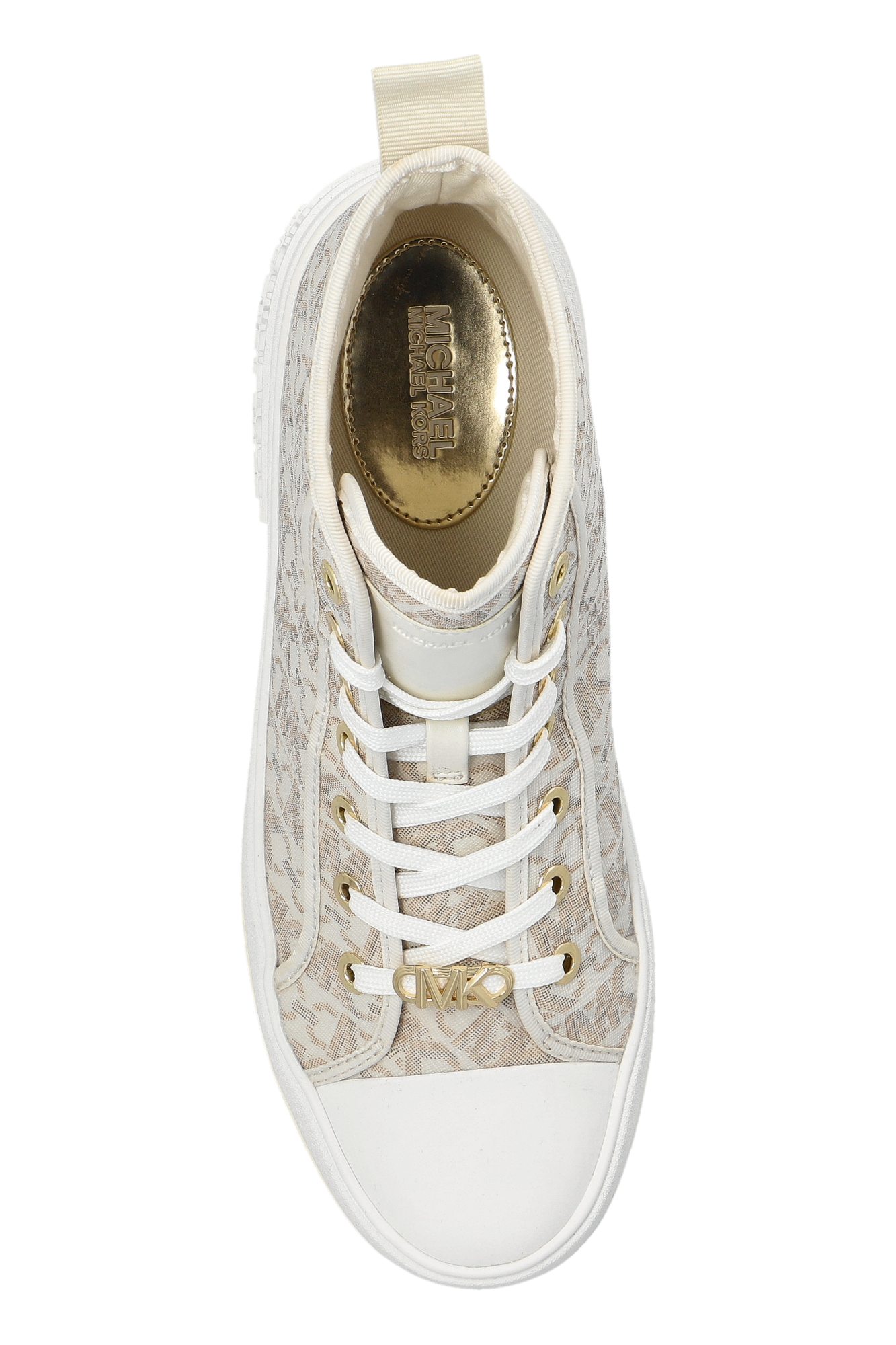 Michael kors sneaker beige gold online